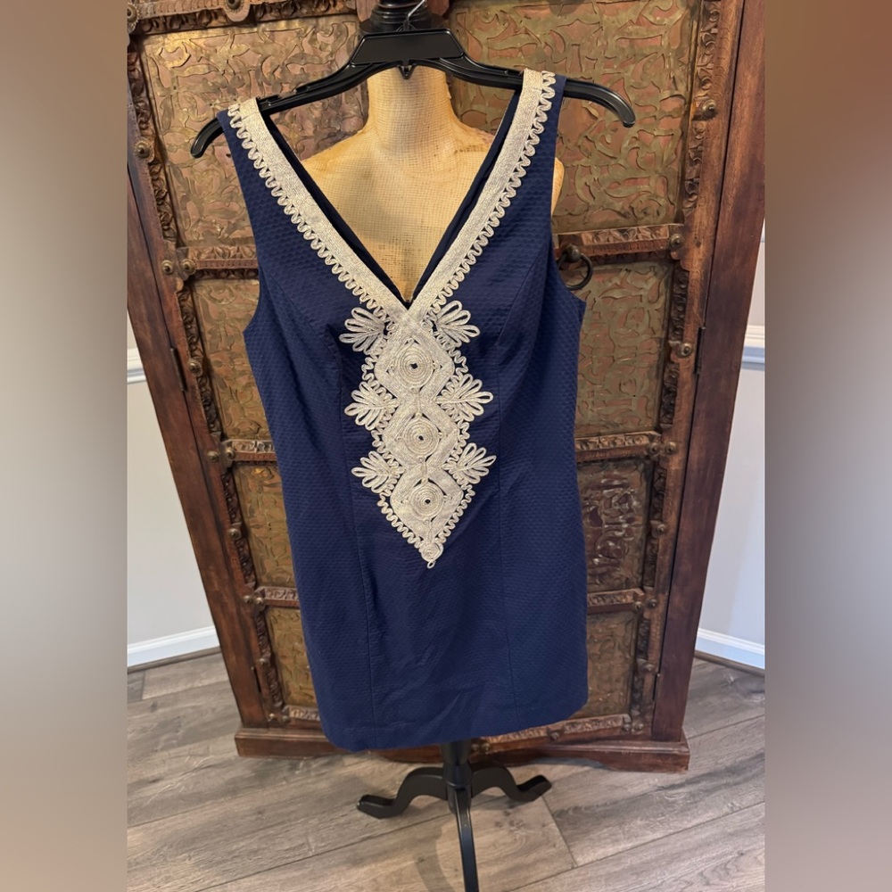 Lilly Pulitzer Navy and gold Garment‎ with Pink Label 4